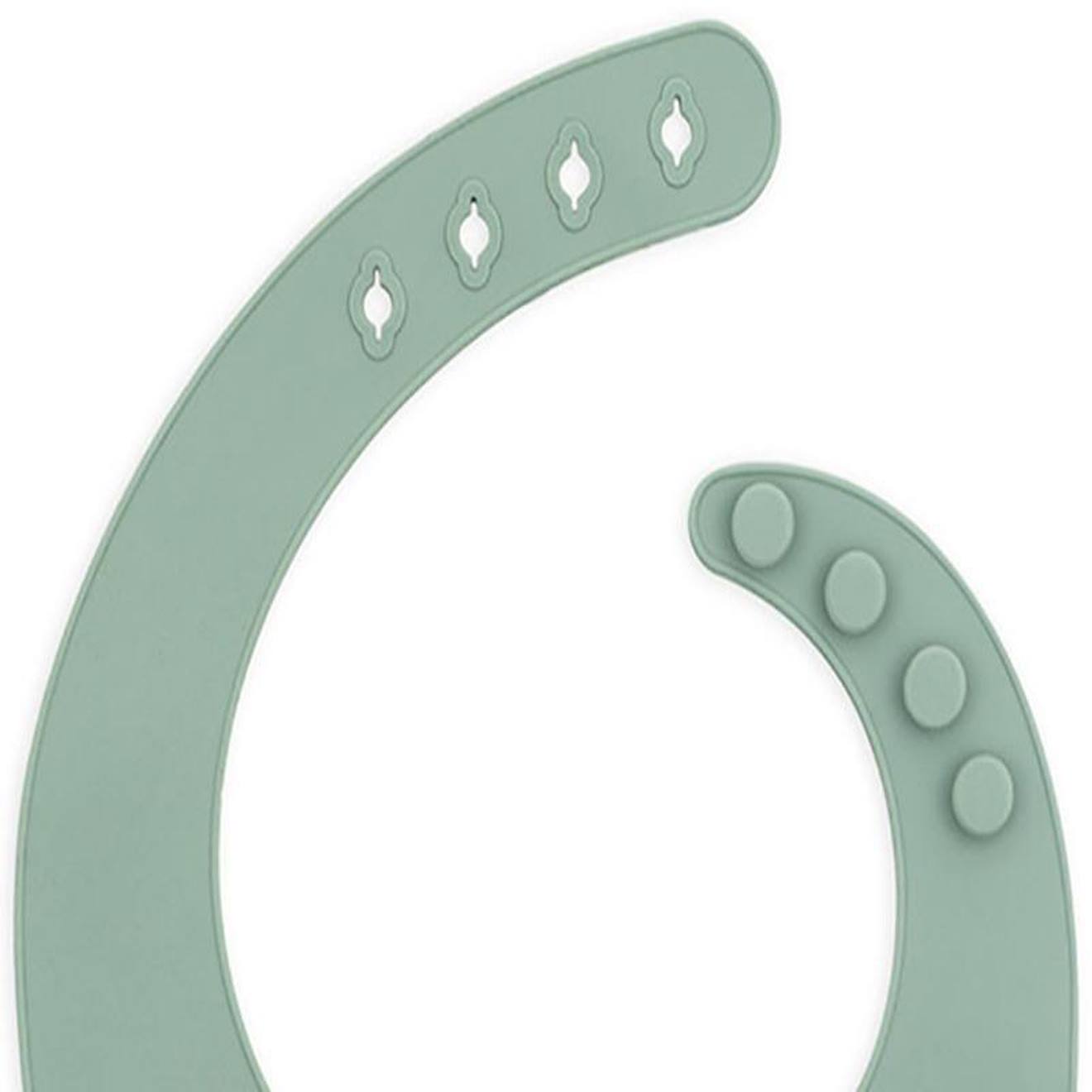 Bavoir Bébé Récupérateur En Silicone Vert (Jollein) - Image 1