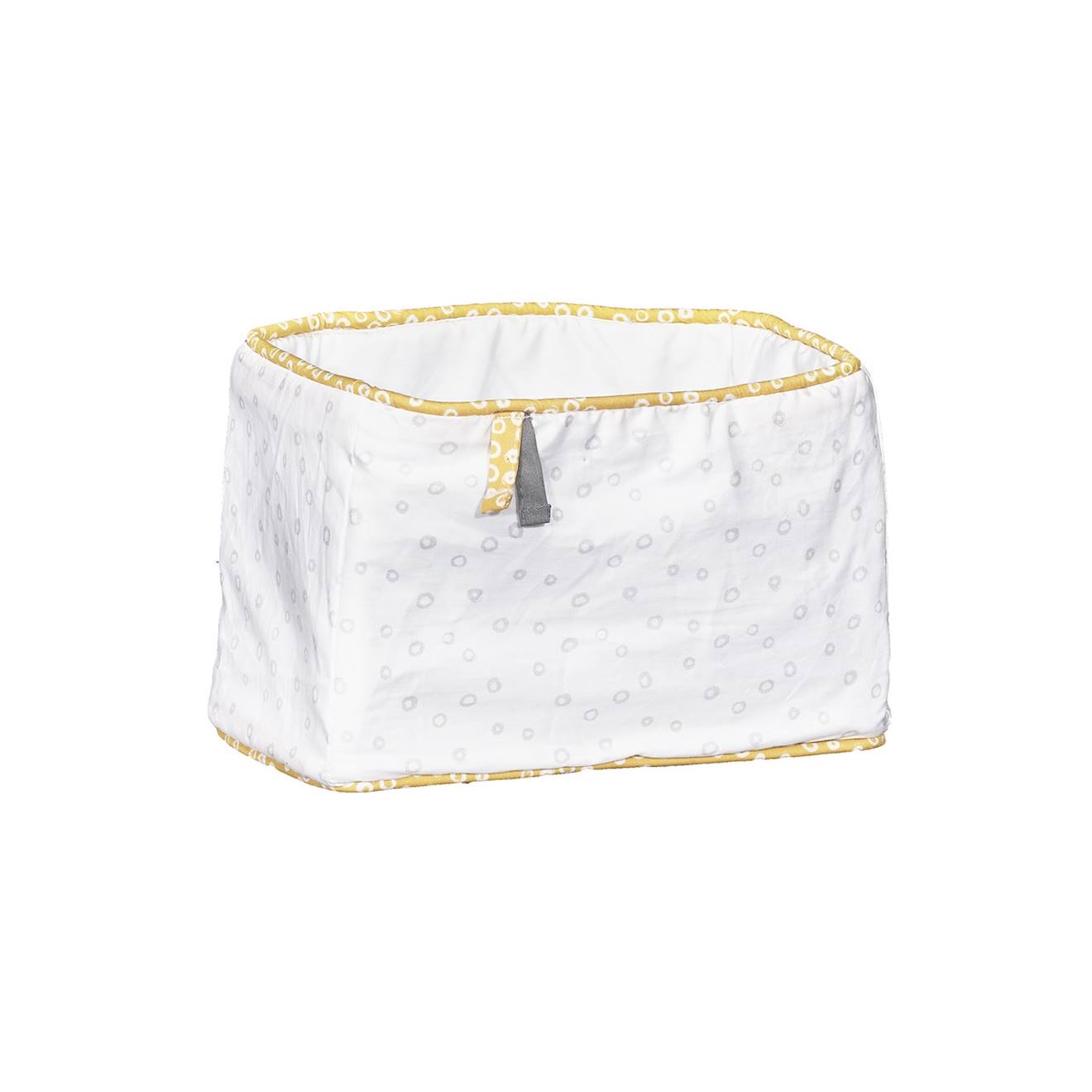 Paniere Tissu En Coton Blanc