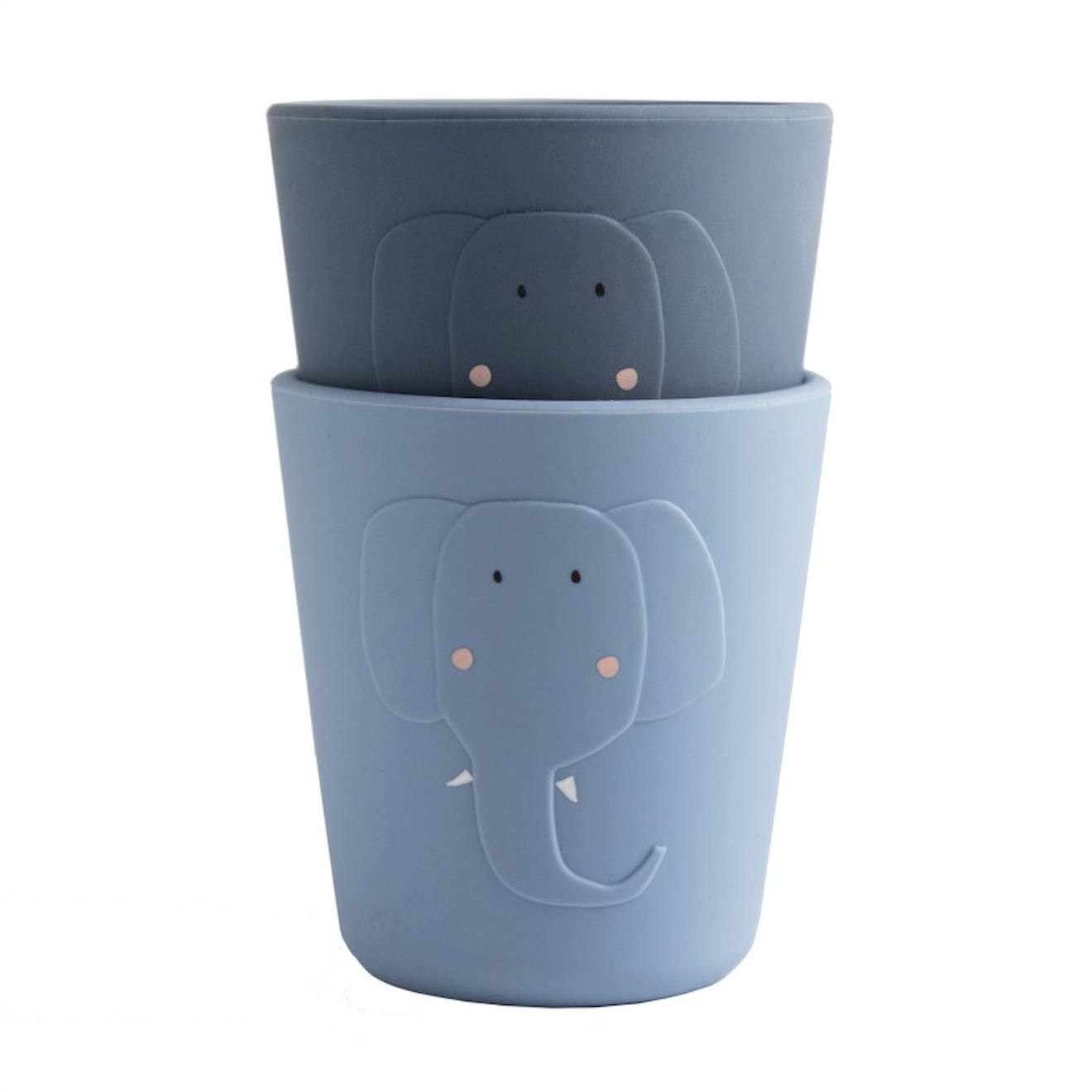Tasse D'apprentissage En Silicone Bleu