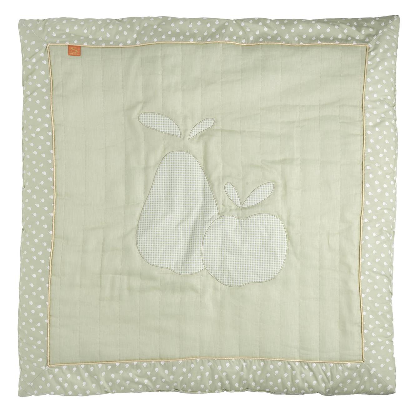 Grand Tapis De Sol En Lin - Botanica Vert Tilleul