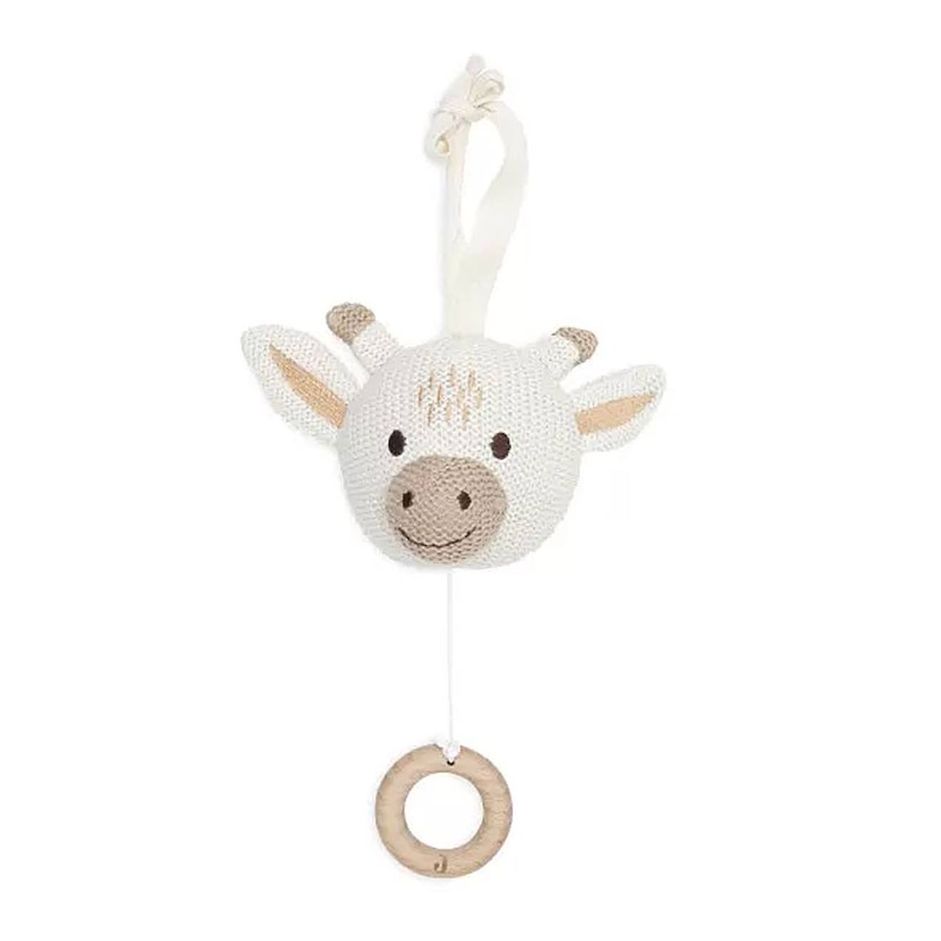 Peluche Musicale Girafe En Coton Multicolore