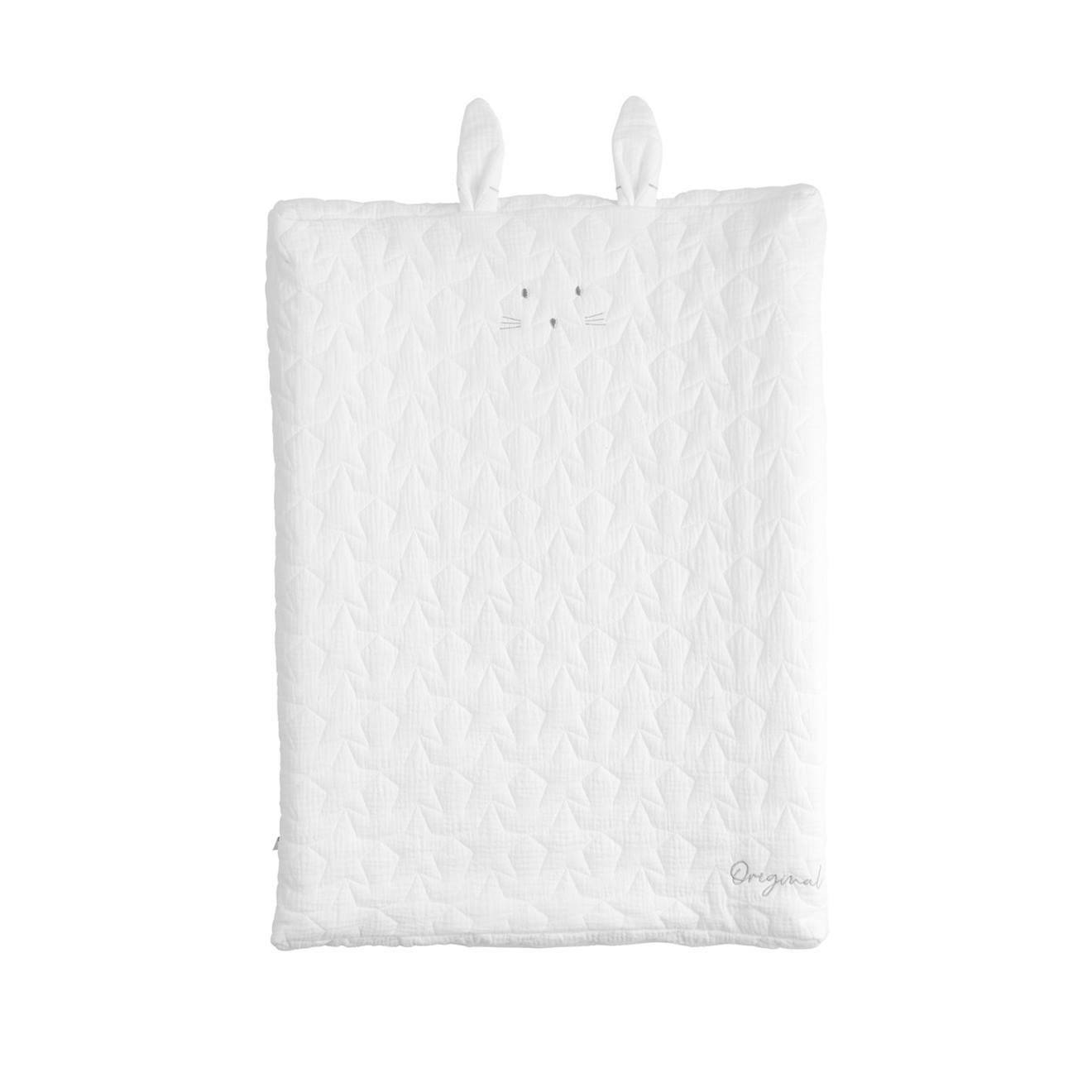 Housse De Matelas À Langer En Coton - Original Blanc