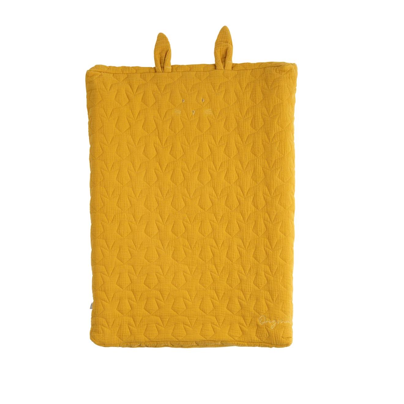 Housse De Matelas À Langer En Coton - Original Jaune