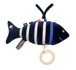 Jouet-Premier âge-Peluches-Peluche mini musical poisson en velours - baby sailor