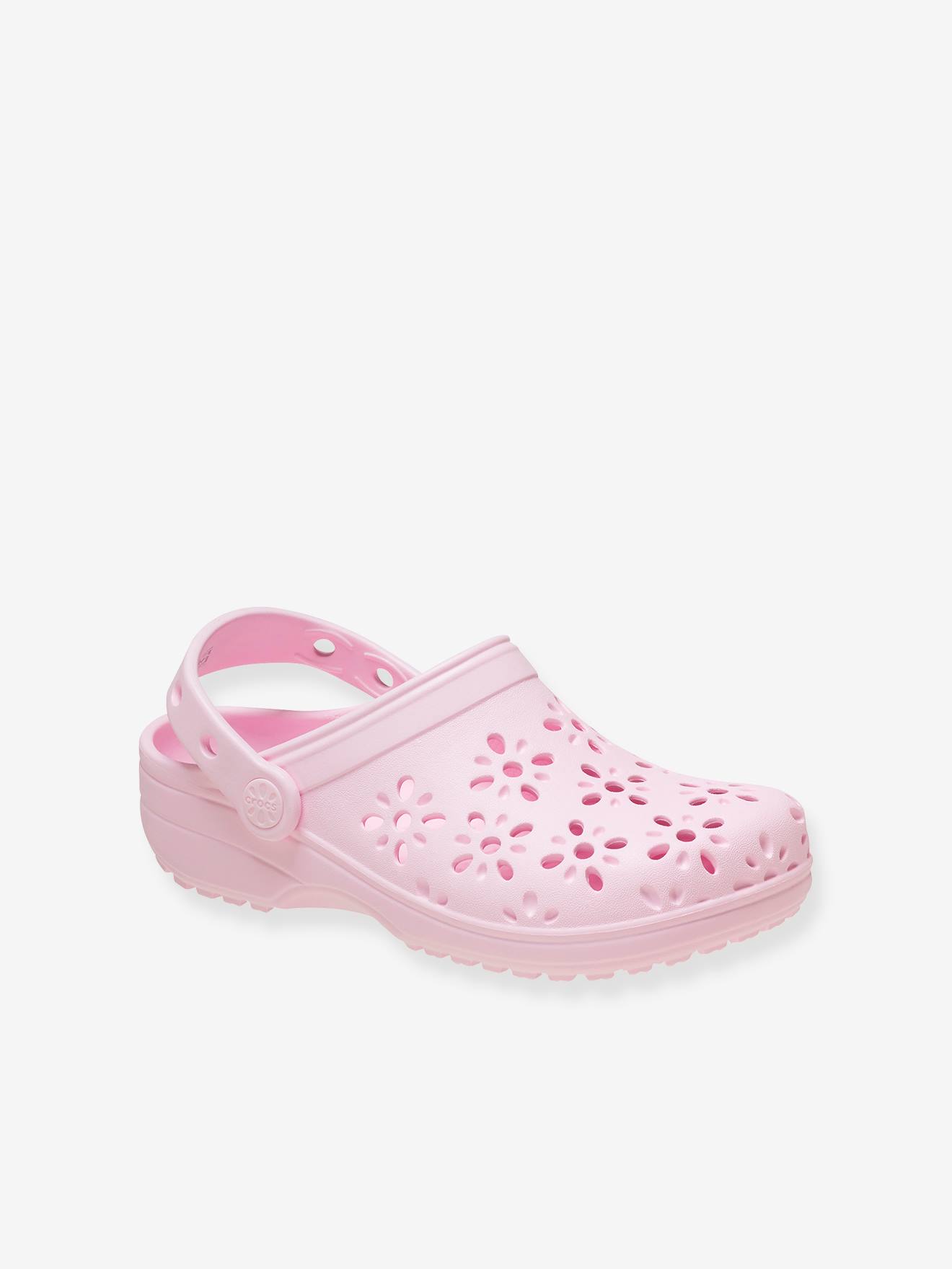 Sabots enfant Classic Floral CROCS rose