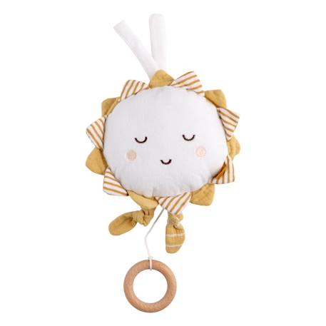Peluche musicale en coton - sunlight Blanc 1 - vertbaudet enfant 