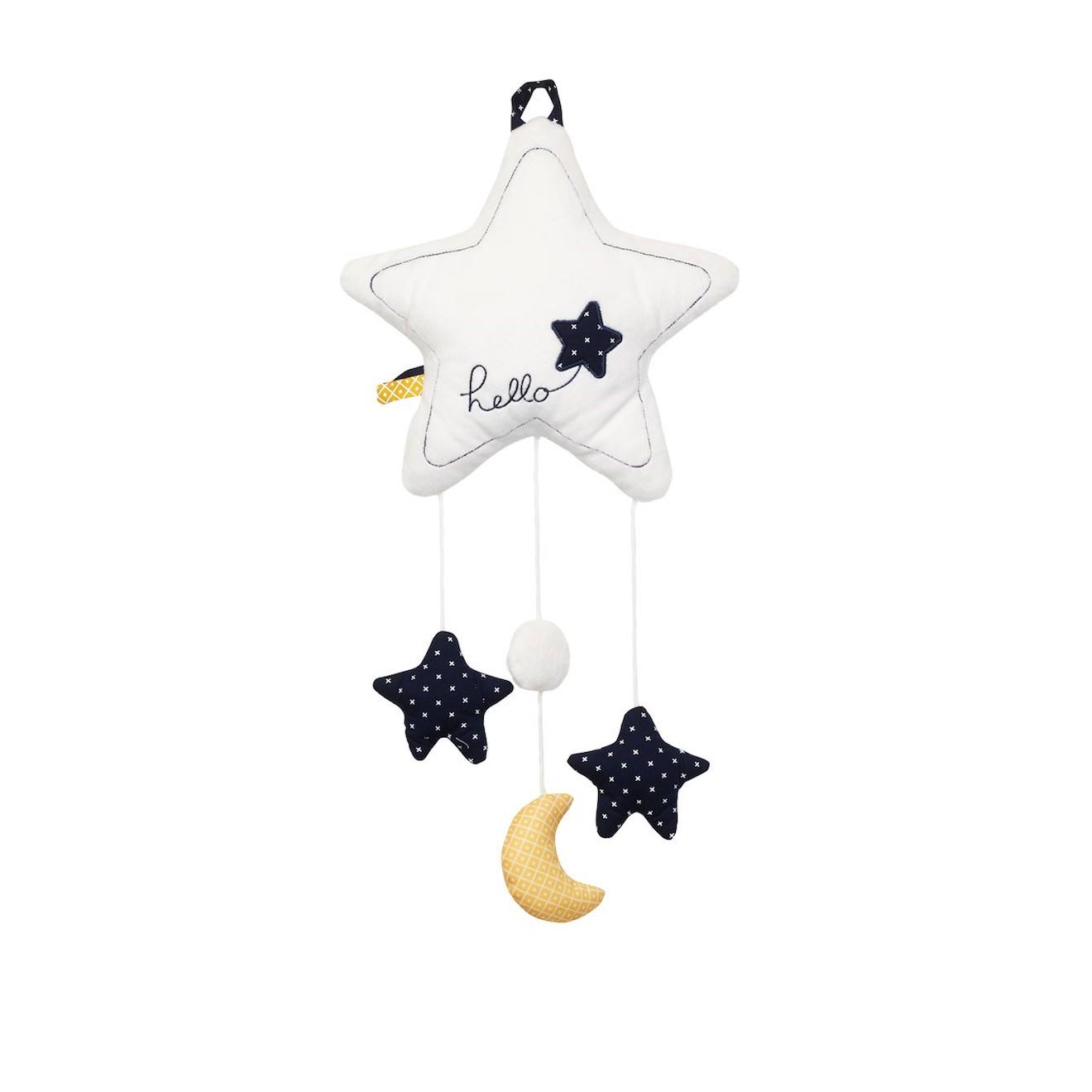 Suspension Deco Murale En Polyester Blanc