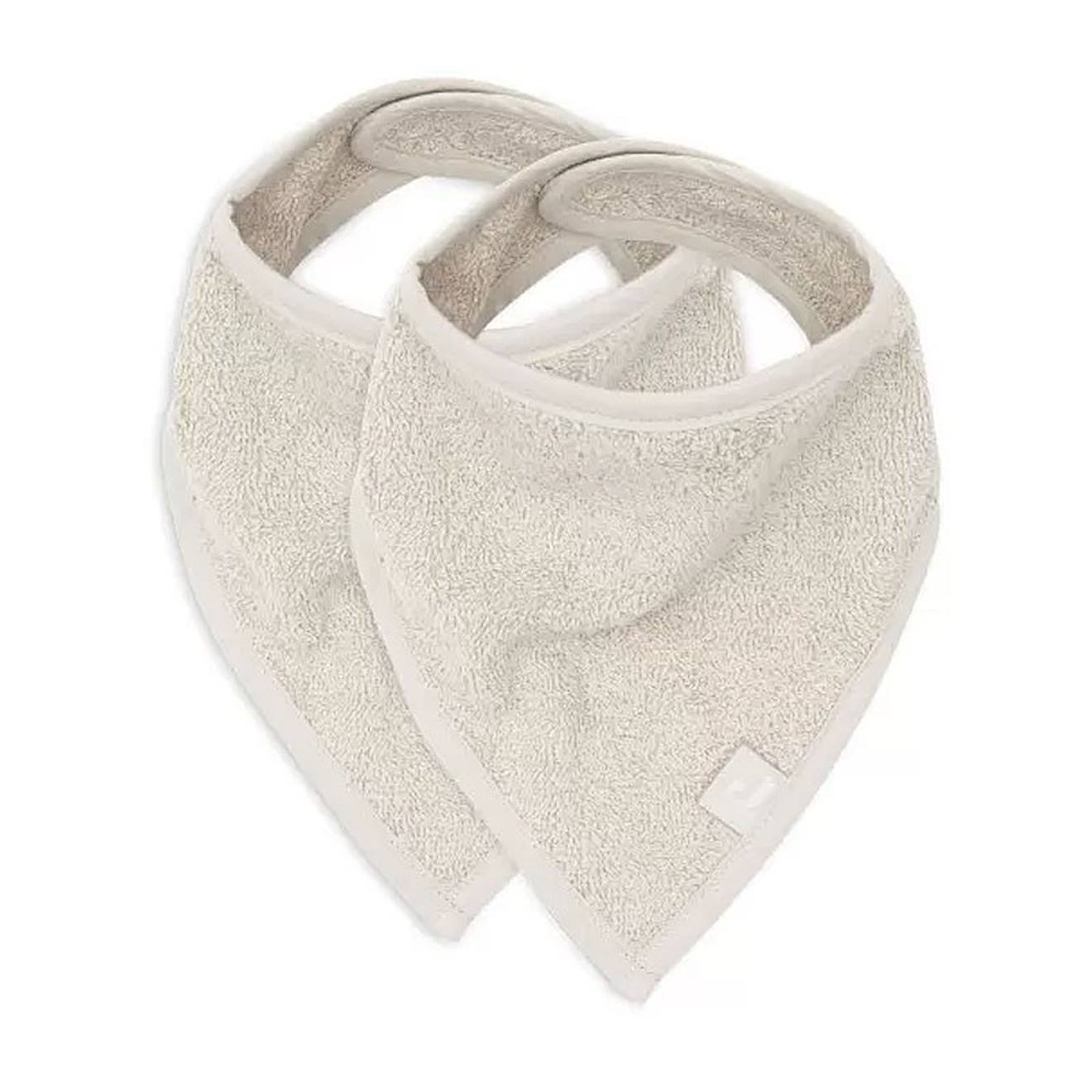Lots De 2 Bavoirs Bandana En Coton Beige