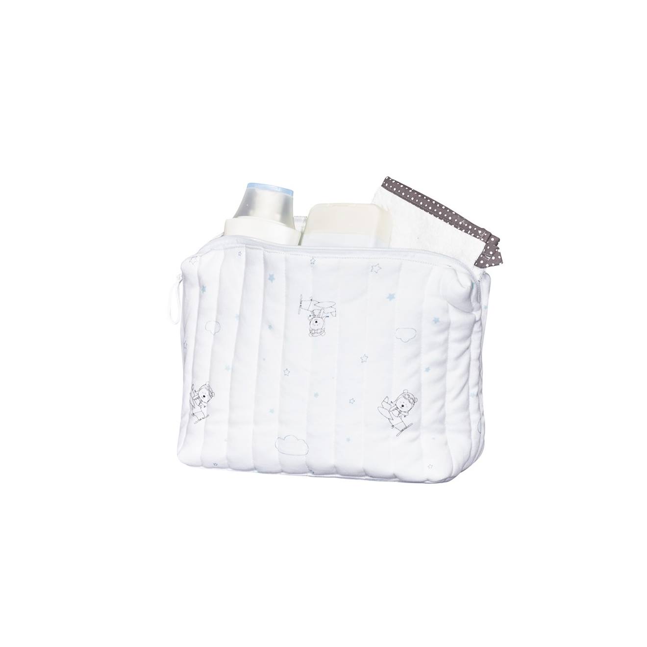 Trousse De Toilette En Coton Bio - Lazare Blanc