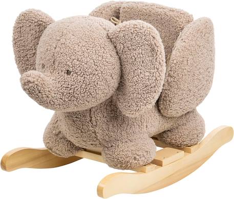 Nattou - Bascule Teddy L'éléphant Marron