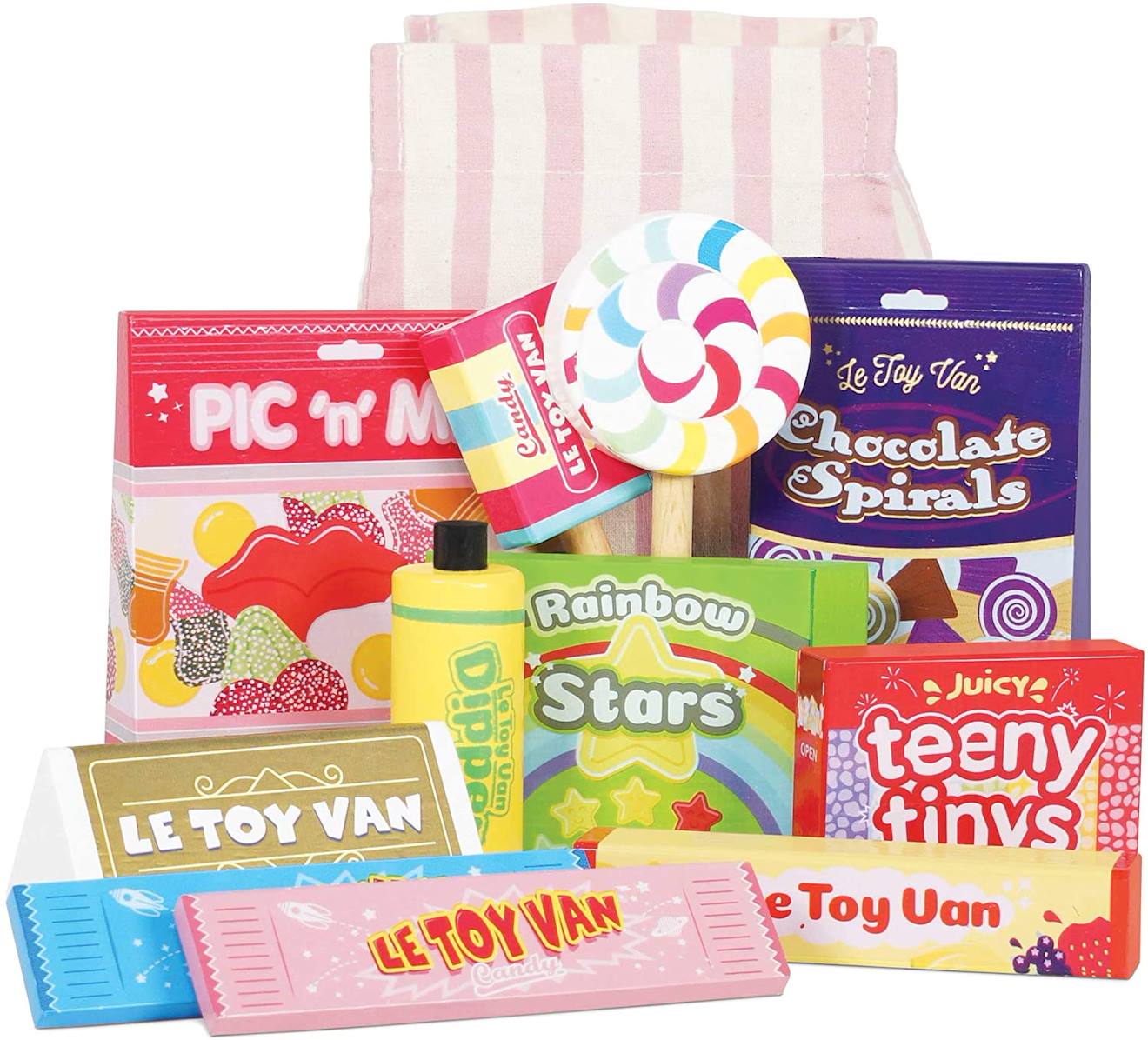 Sachet De Bonbons Et Friandises Bleu