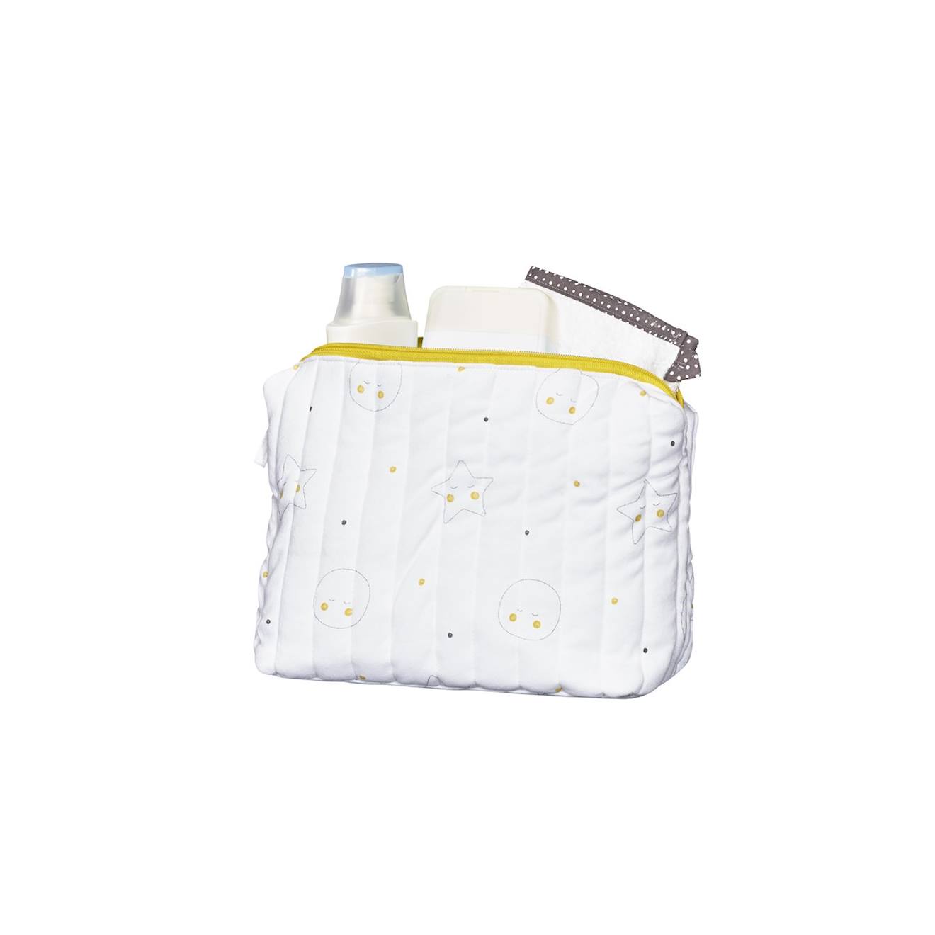 Trousse De Toilette En Coton Bio Blanc