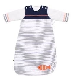 -Gigoteuse bébé hiver à manches amovibles marinière - baby sailor