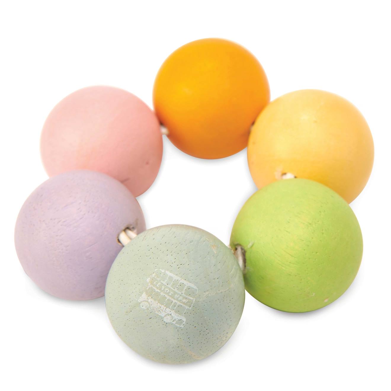 Le Toy Van - Hochet Perles En Bois Rose