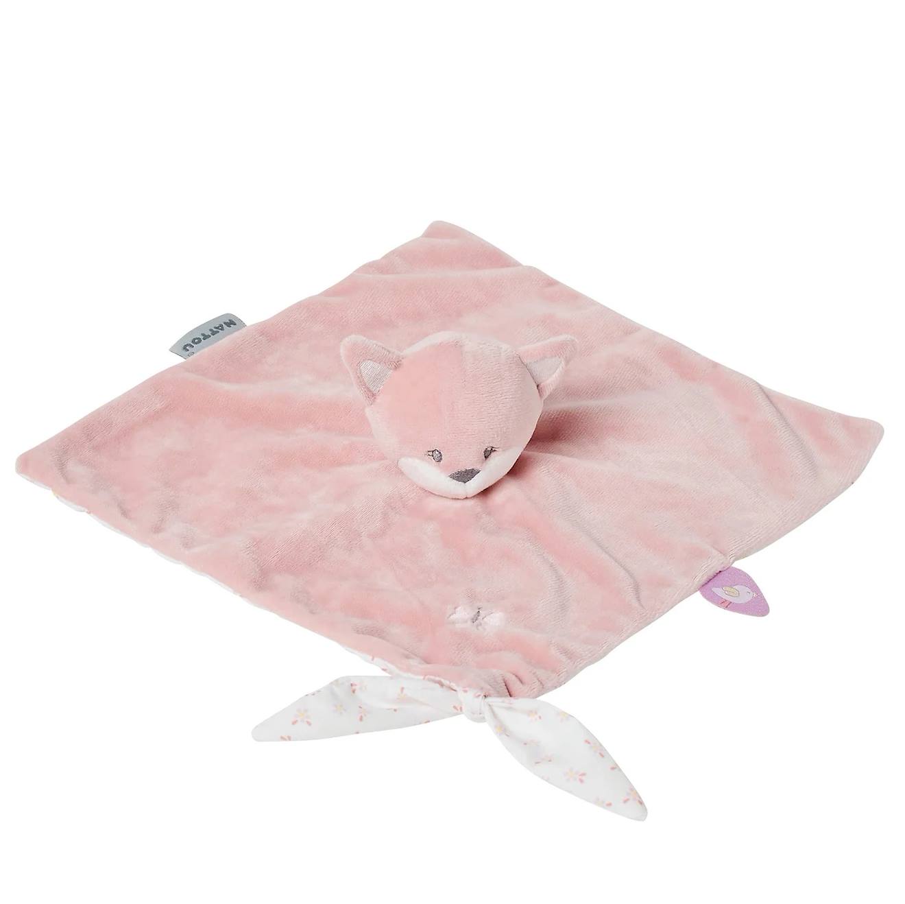 Doudou Alice Le Renard Rose