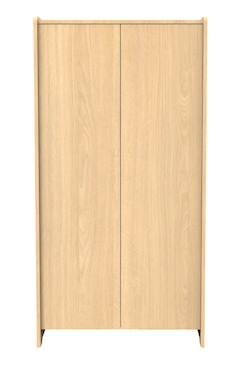 Armoire 2 portes en bois décor chêne miel - cannelle  - vertbaudet enfant
