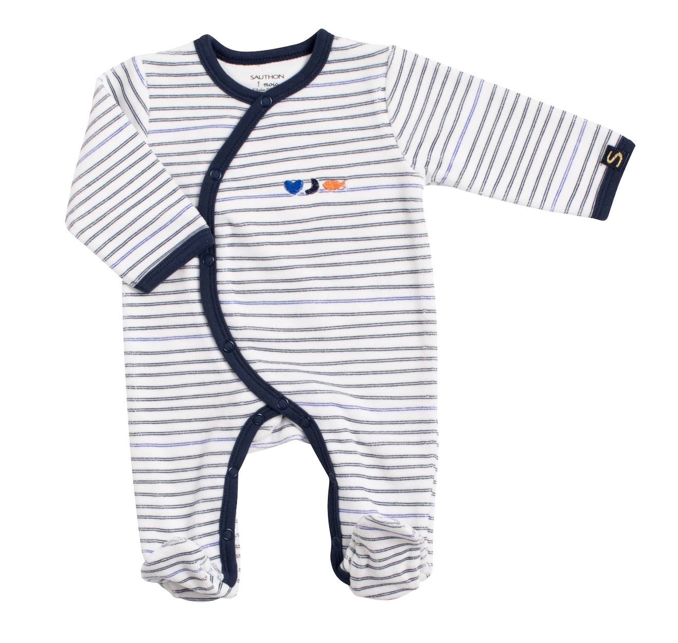 Pyjama Bébé Avec Poches - Baby Sailor Blanc/bleu