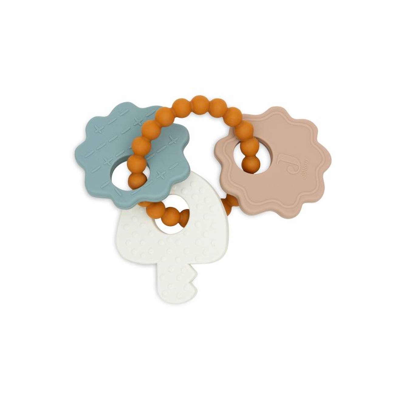 Anneau De Dentition En Silicone Beige