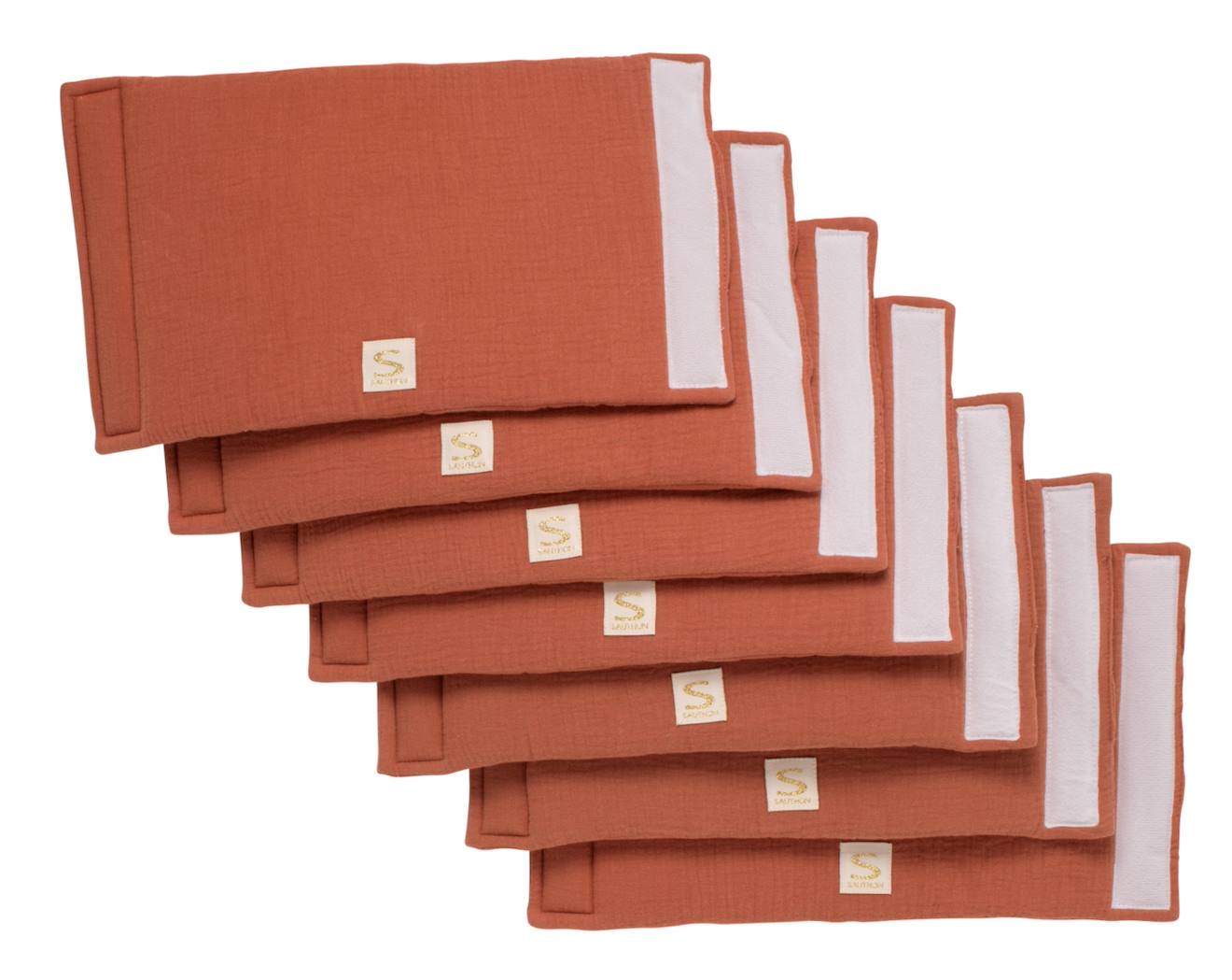 Protections De Barreaux De Lit En Coton Matelassé - Petit Nuage Rouge