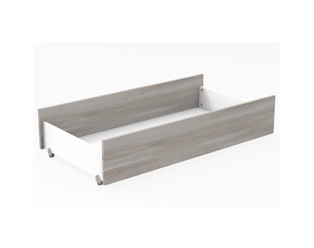 Tiroir Pour Lit Évolutif En Bois - Smile Gris