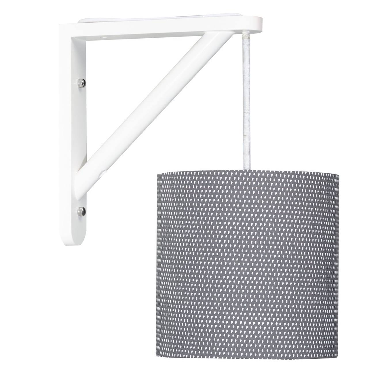 Applique Murale En Coton Gris
