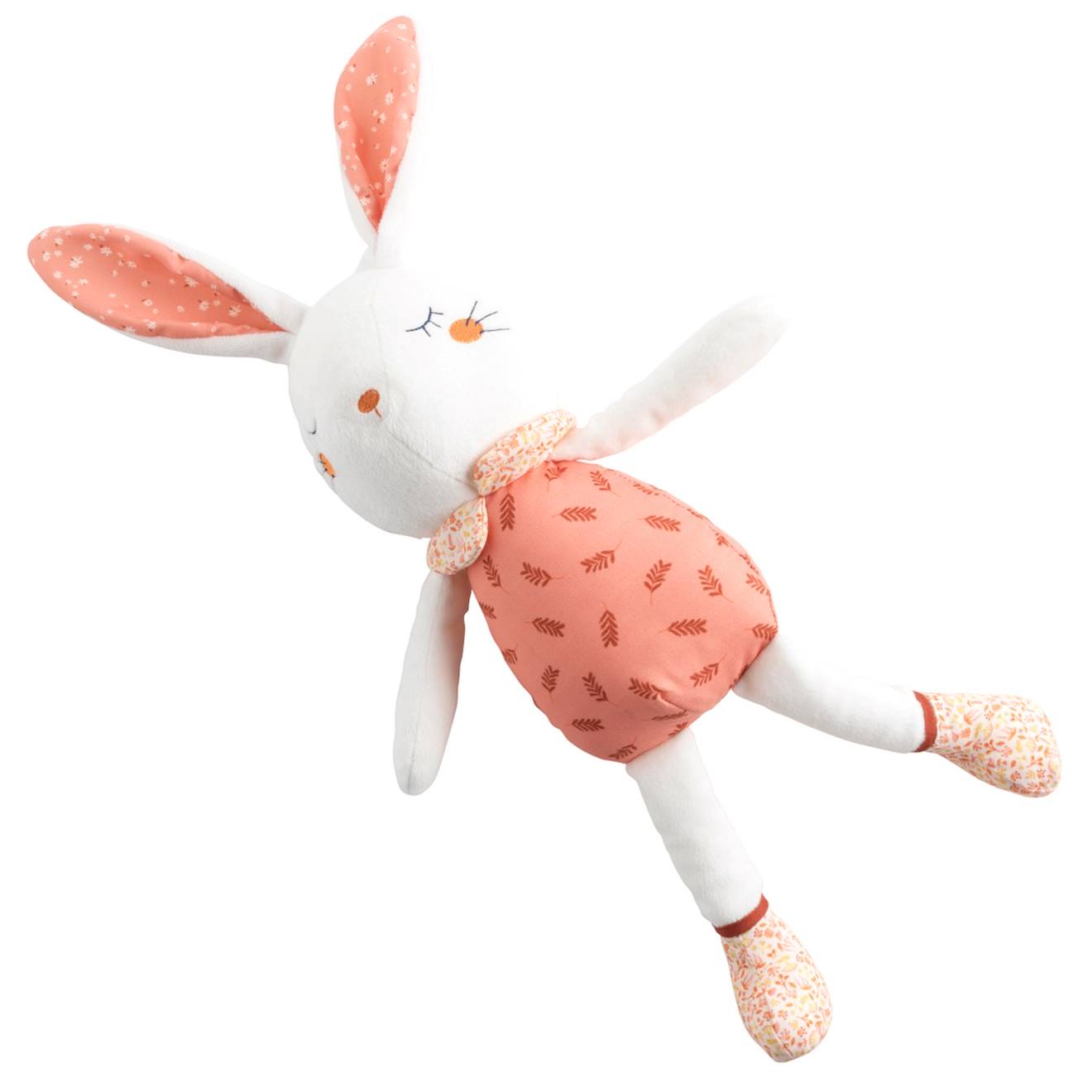Doudou En Velours - Esmee Blanc/rose