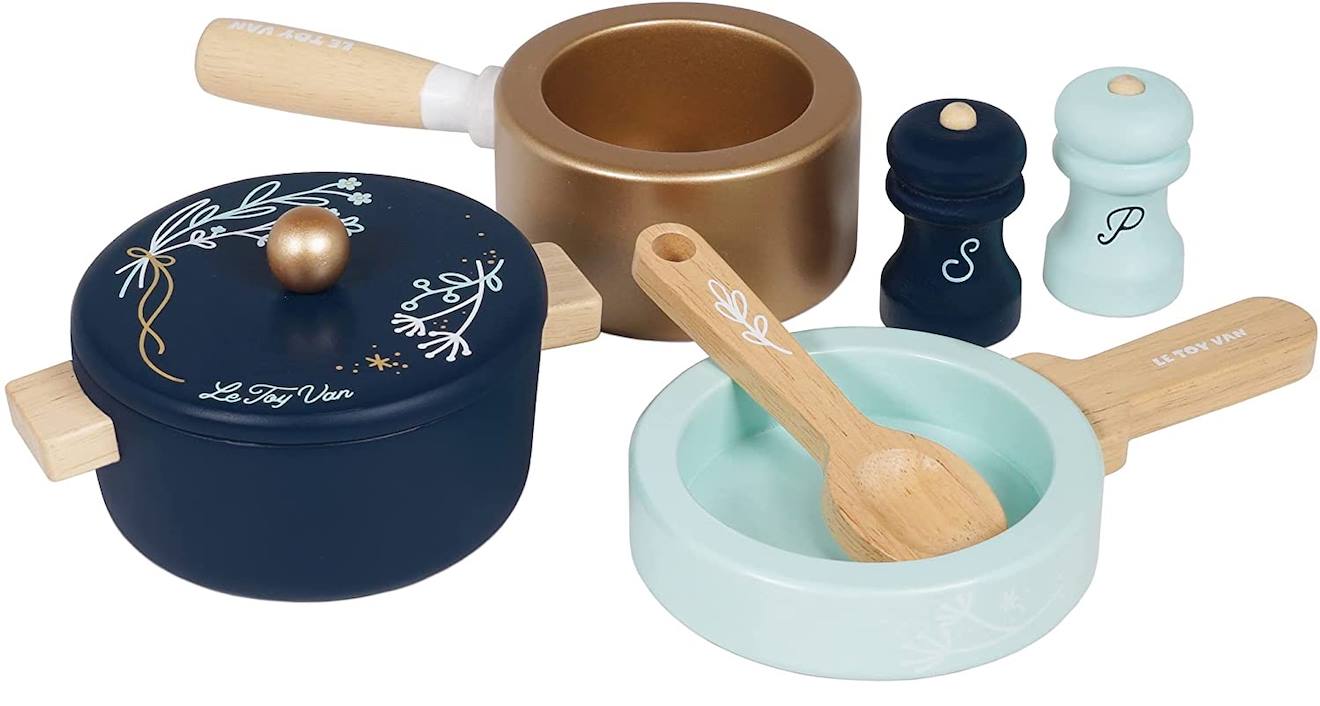 Ensemble De Casseroles Bleu