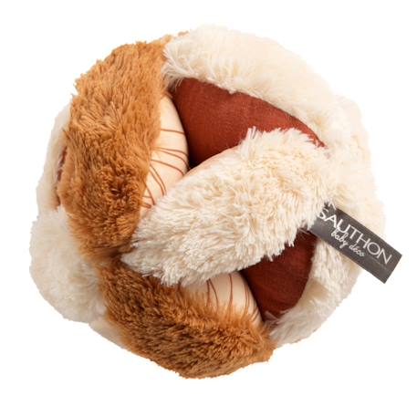 Sauthon - Balle Sensorielle En Peluche - Orsino Beige