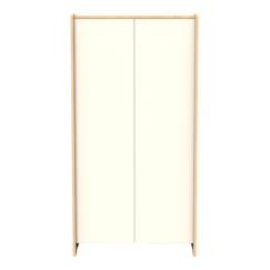 Armoire 2 portes en bois décor chêne miel - cannelle  - vertbaudet enfant