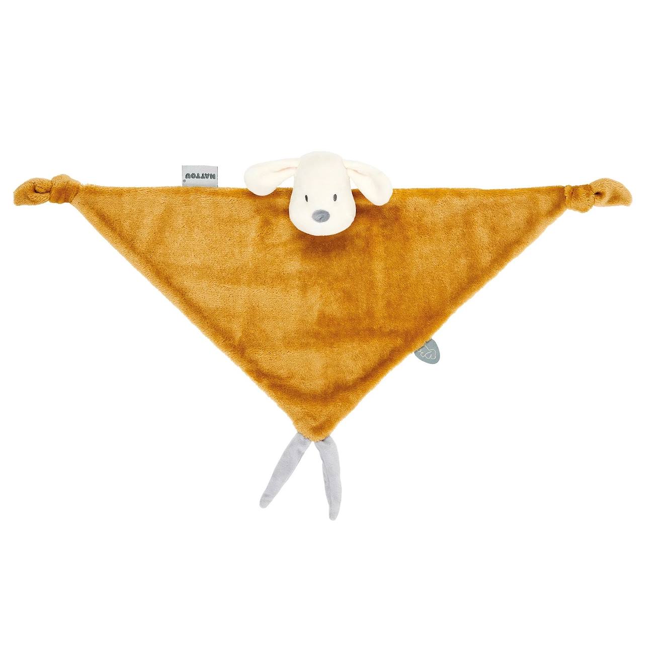 Maxi Doudou Charlie Le Chien Caramel Marron