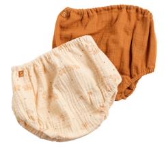 -Culotte bloomer bébé en coton lot de 2
