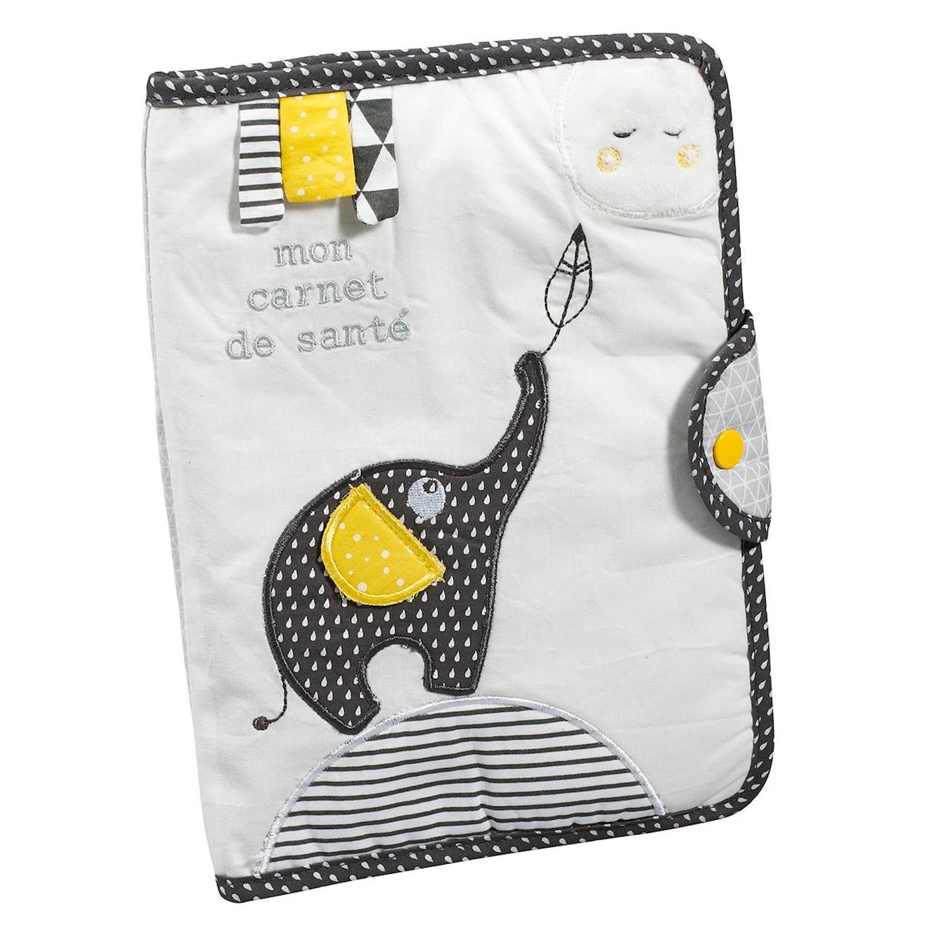 Protège Carnet De Santé En Coton Gris