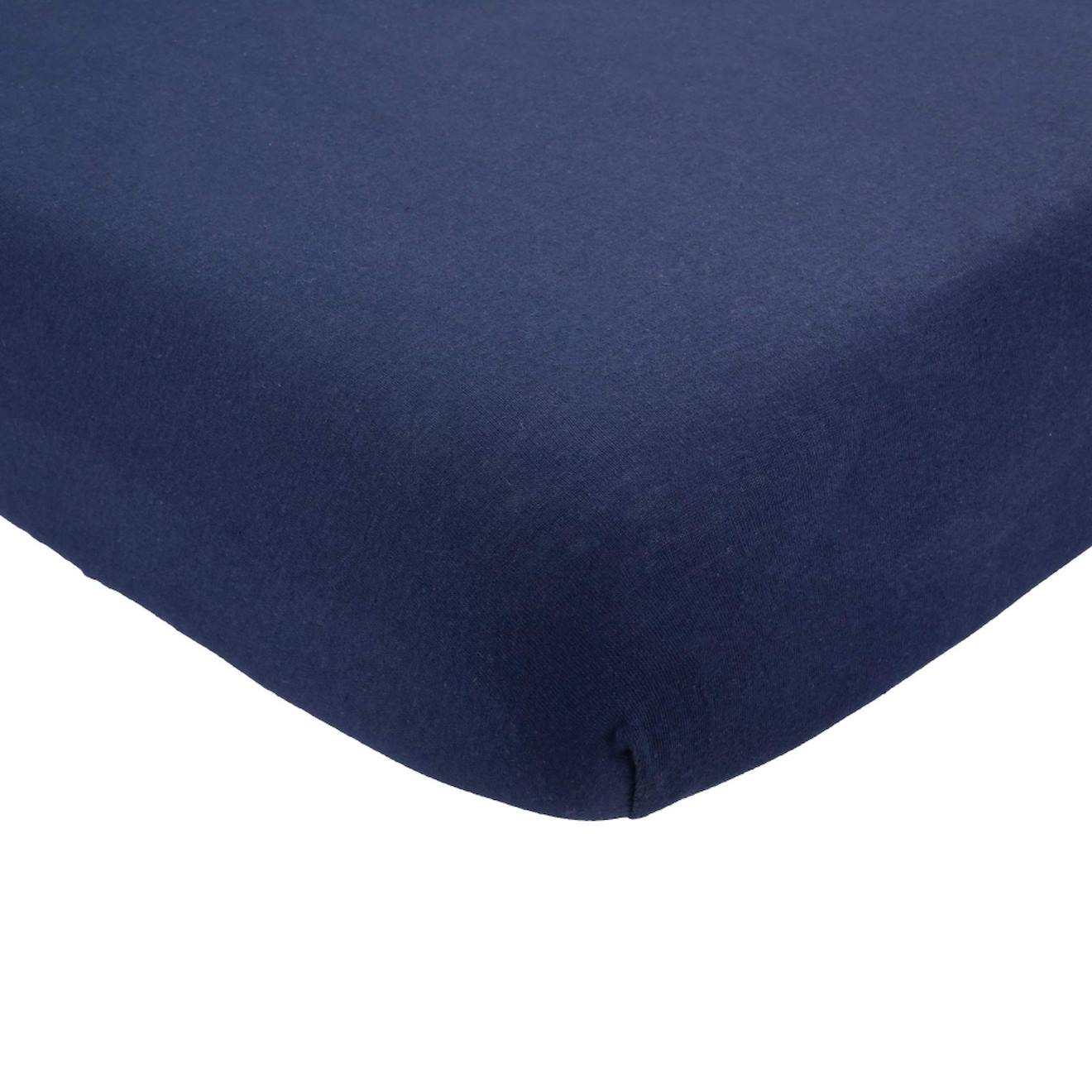 Drap Housse Oeko-tex® Standard 100 Bleu Marine