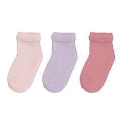 Lot de 3 paires de chaussettes bébé  - vertbaudet enfant