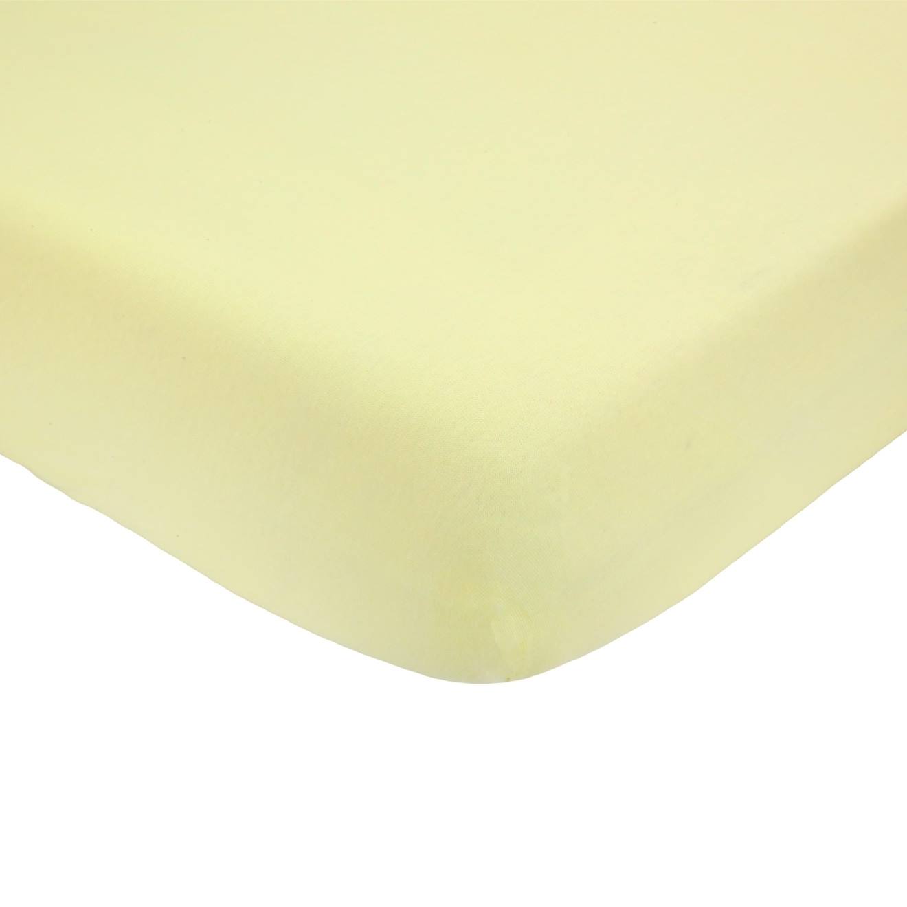 Drap Housse Oeko-tex® Standard 100 Jaune Pastel