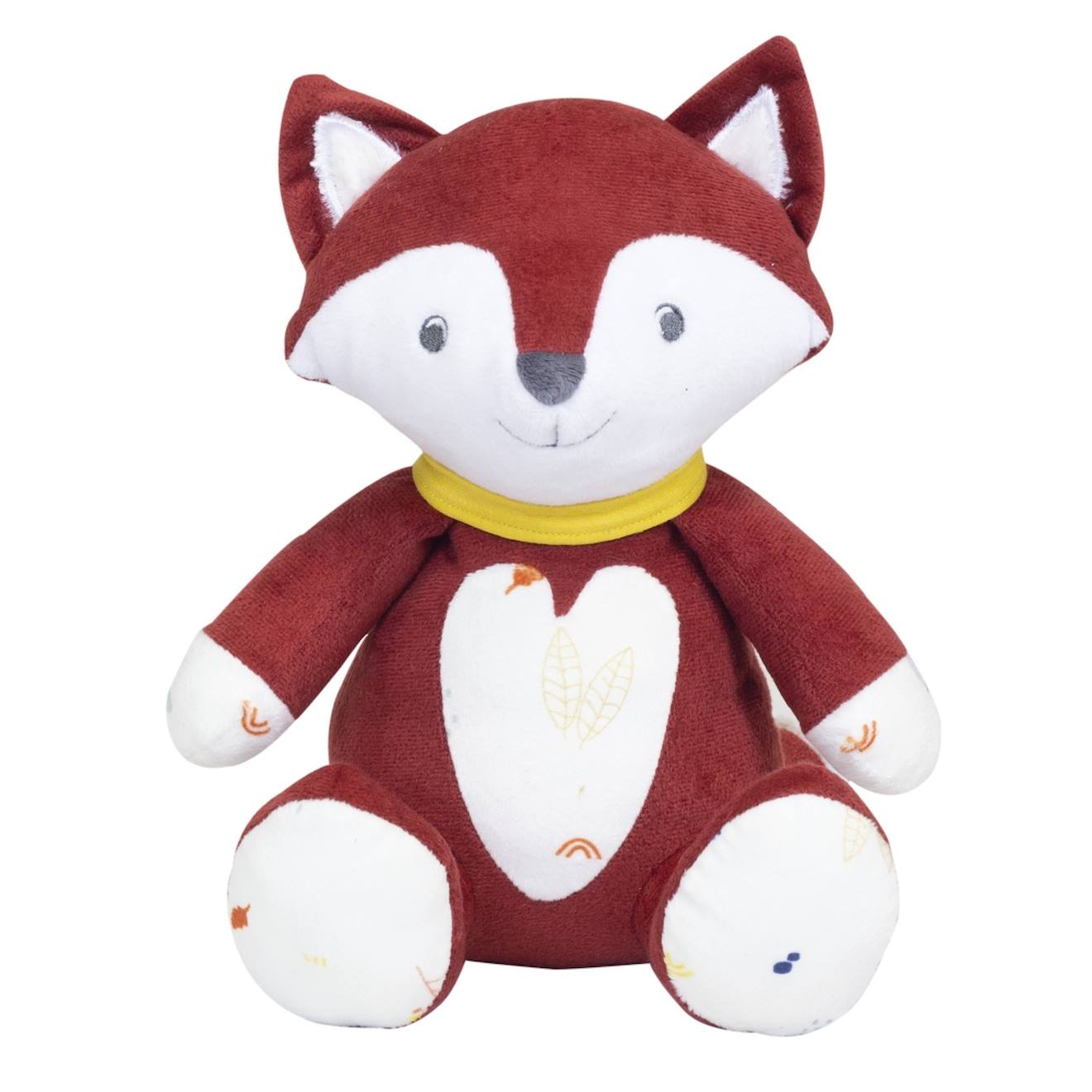 Peluche Musicale léonard Le Renard Terracotta