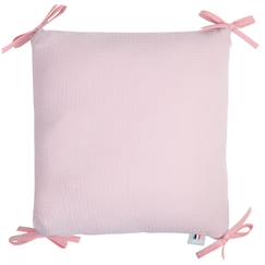 Taie de coussin modulable avec liens à nouer en gaze de coton  - vertbaudet enfant