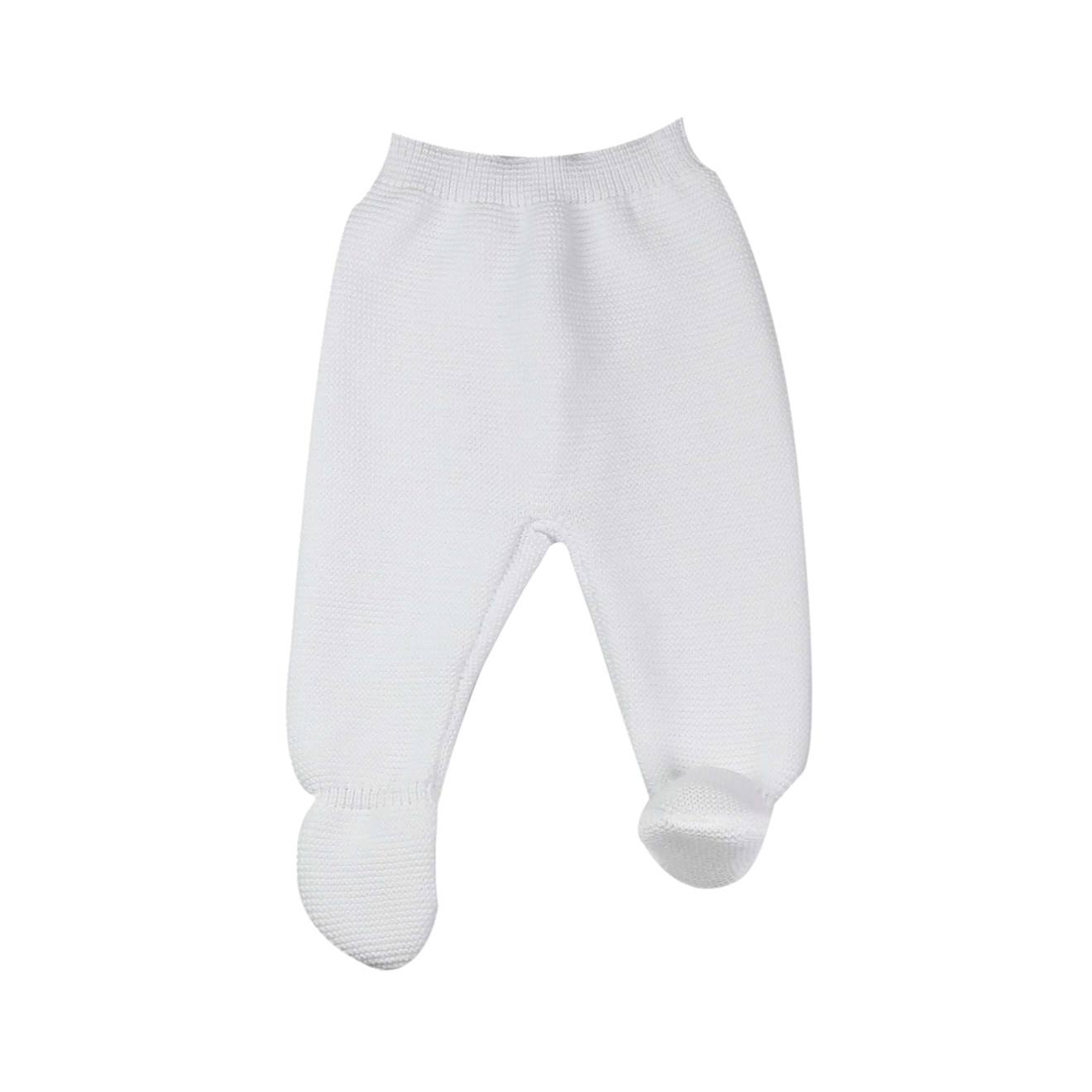 Pantalon Tricot Blanc