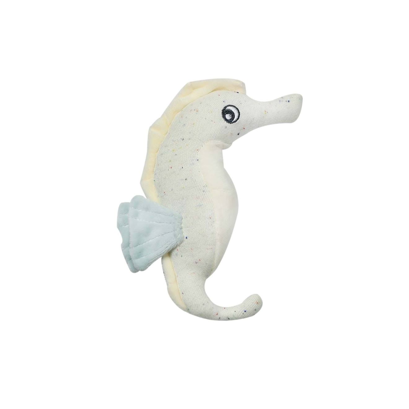 Hochet Bébé roméo L'hippocampe Ecru