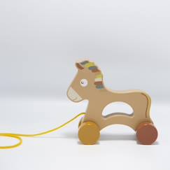 Jouet-Jouet en bois bébé à tirer