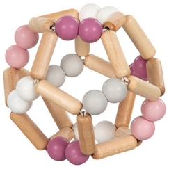 Hochet balle flexible en bois  - vertbaudet enfant