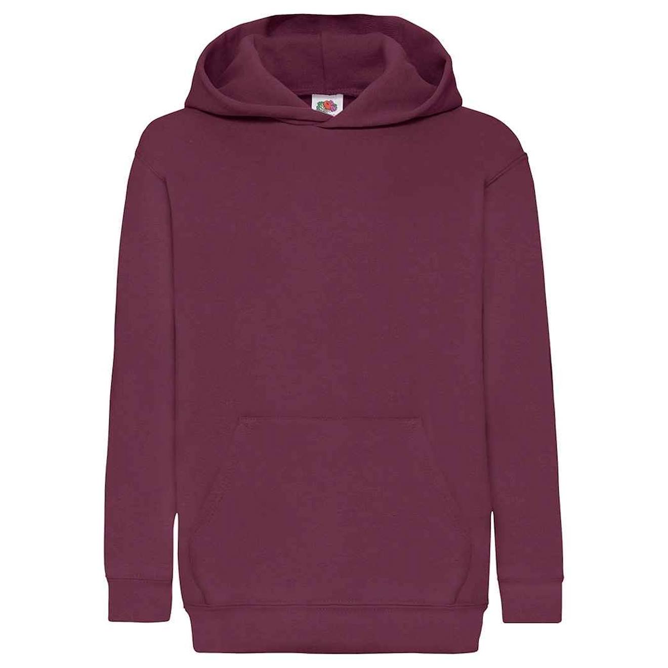 Sweat À Capuche Coton Classic Bordeaux