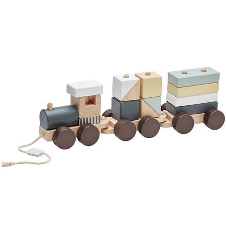 Kids Concept - Train À Formes Multicolore