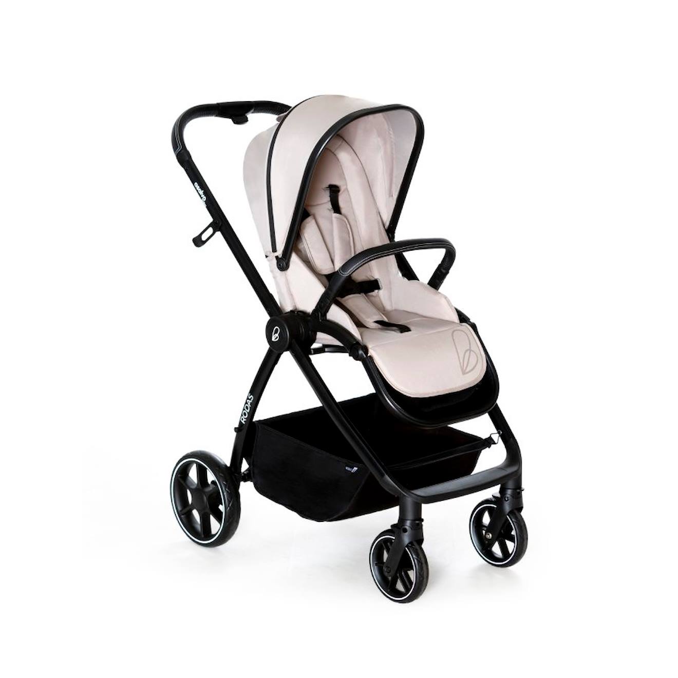 Trio Poussette, Nacelle, Et Siège Auto Rodas Beige