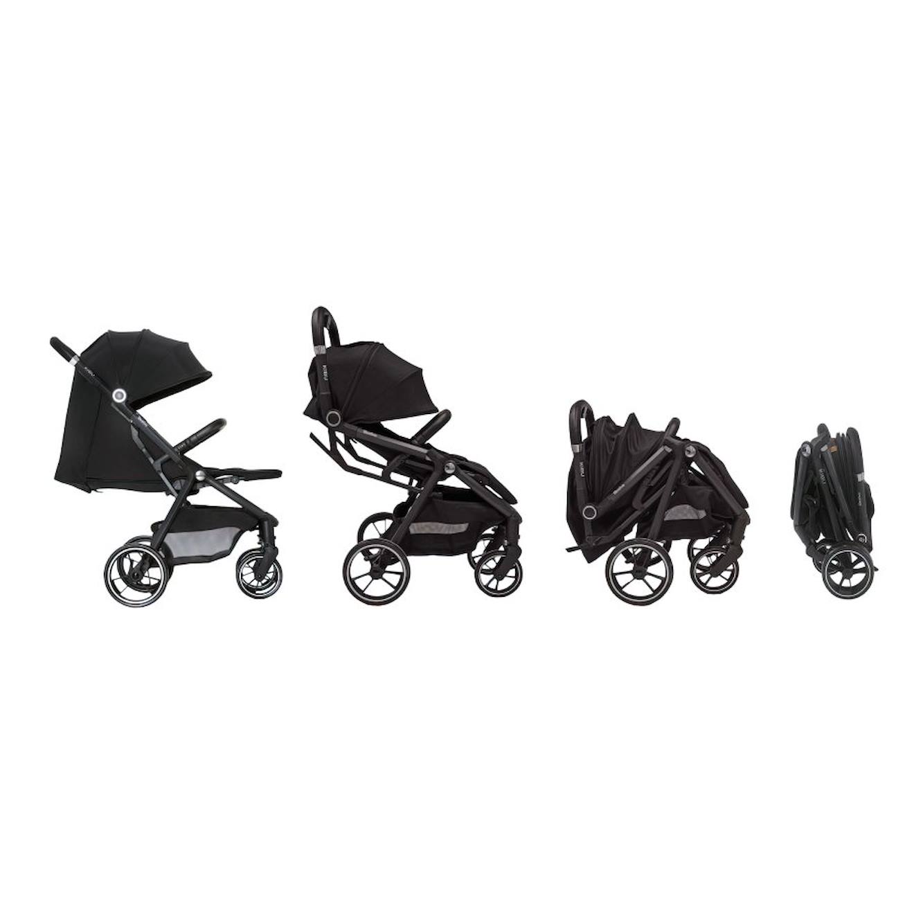 Duo Poussette Et Siège Auto Kibu Noir