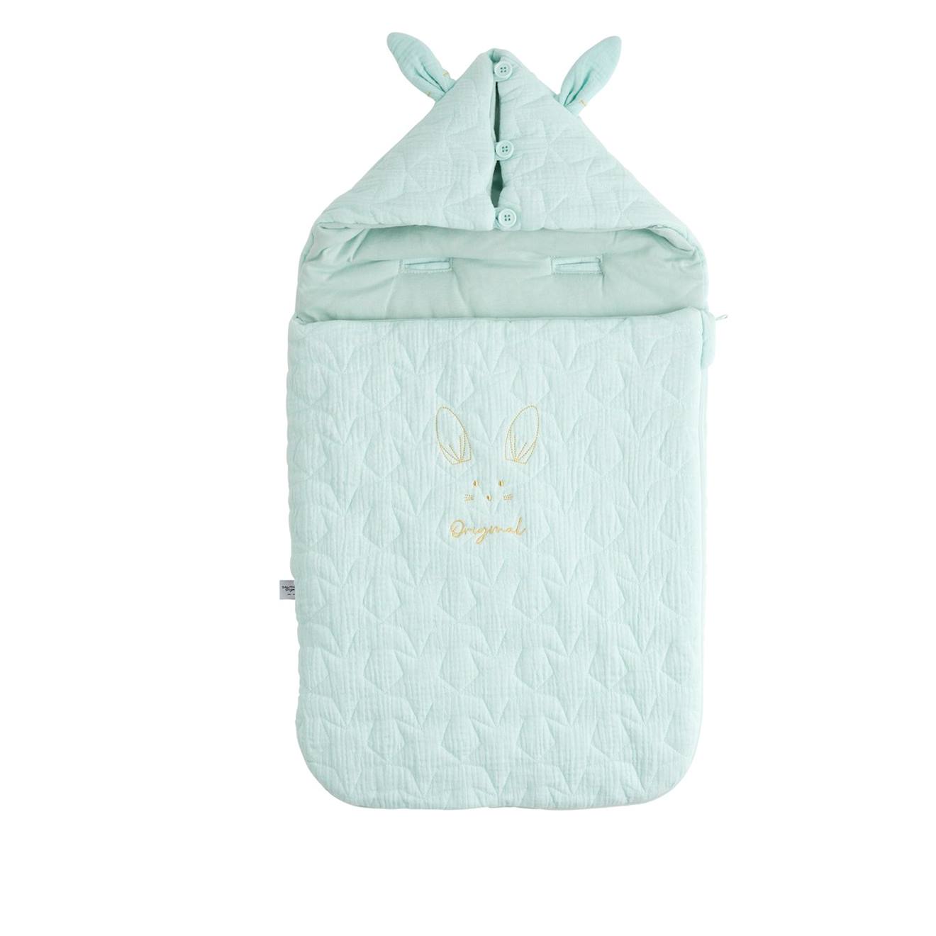 Nid D'ange En Coton - Original Bleu Ciel