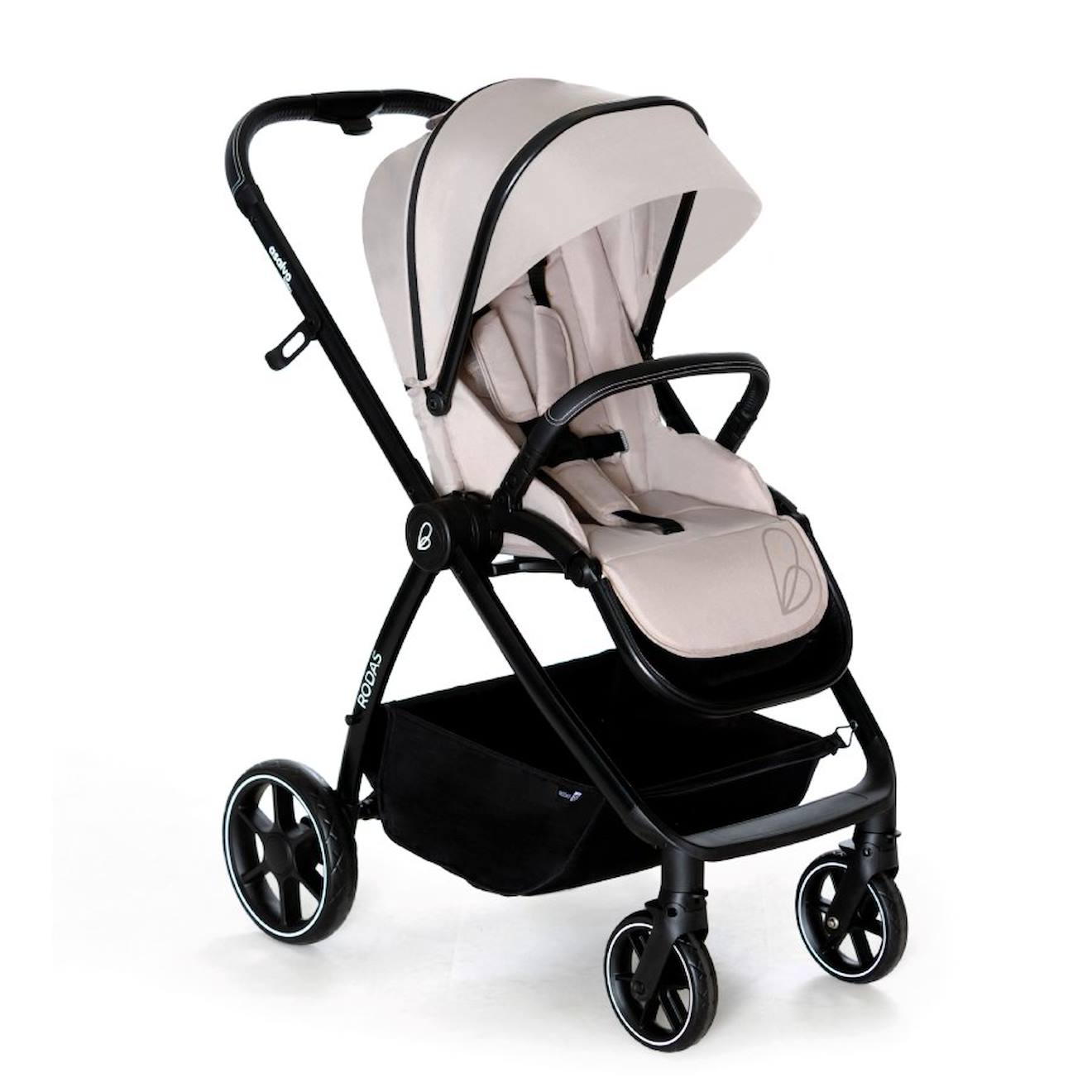 Duo Poussette Et Nacelle Rodas Beige