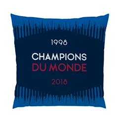 Linge de maison et décoration-Décoration-Matelas de sol, coussin-Futon-Coussin imprimé 100% polyester, fff champions