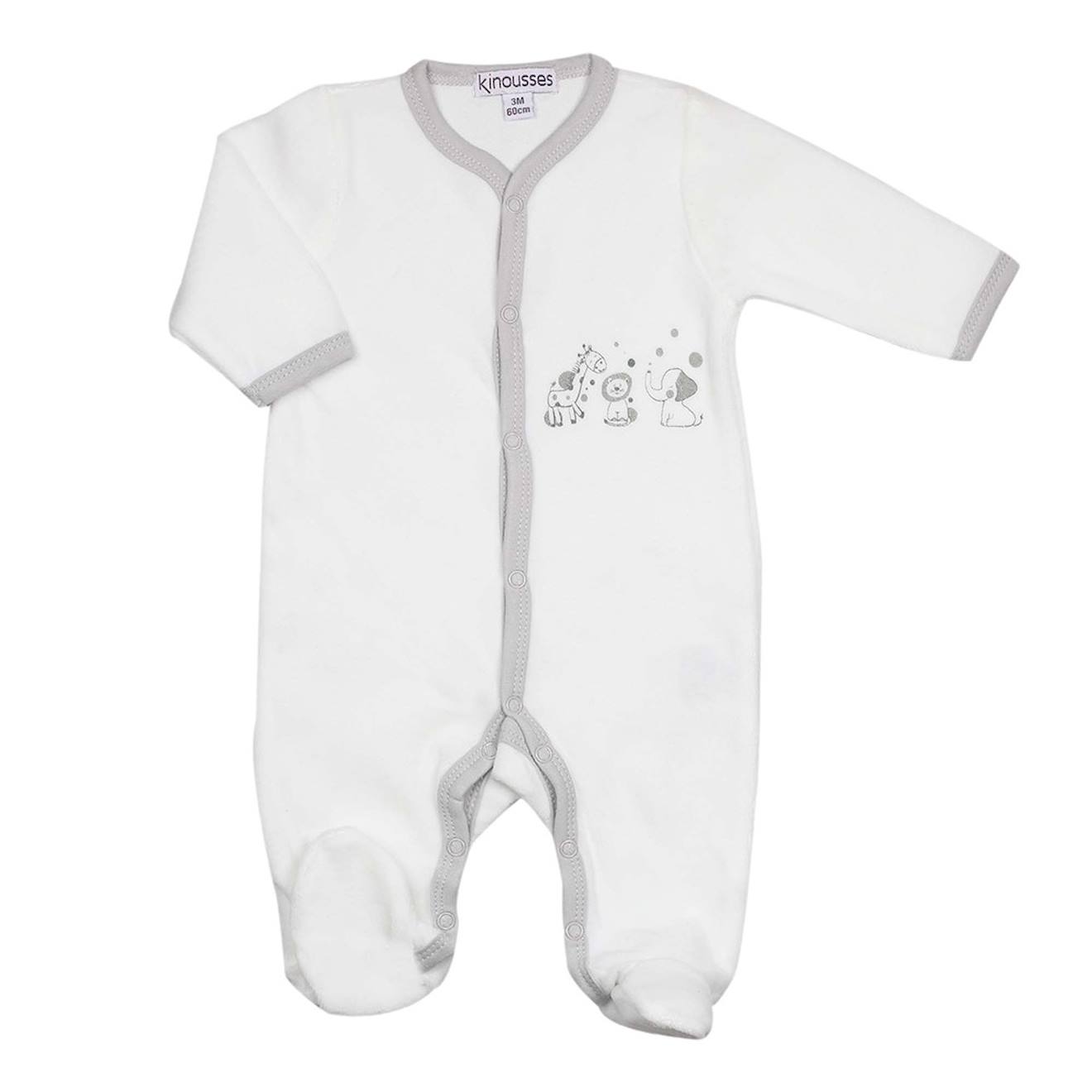 Dors-bien Motif Jungle Blanc