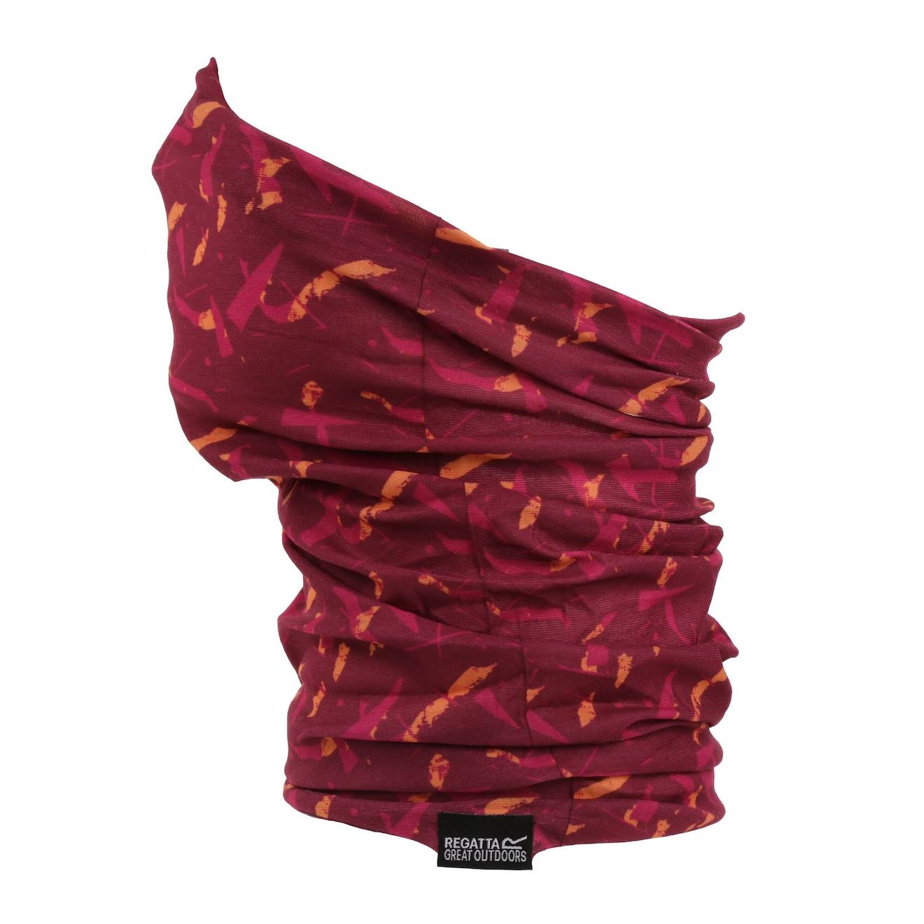 Snood Polyester Multitube Rose Foncé